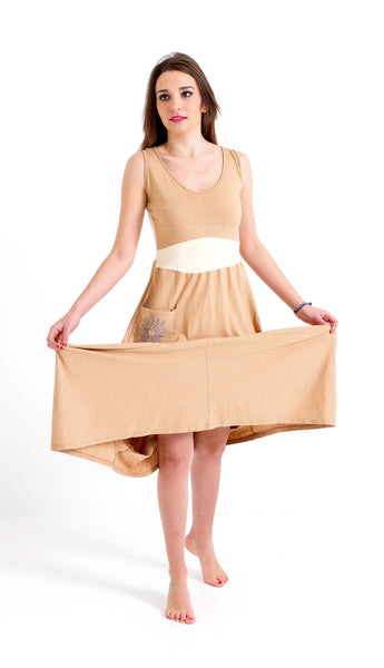 Native Avo Dress, Free Wear, Free Flying Fish, Organic Clothing, Fair Trade Clothing, Dresses, Native Cotton, Pima Cotton, Color Grown Cotton