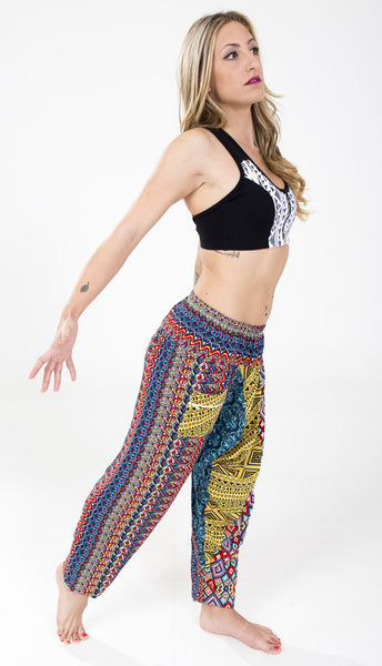 Creative and Unique Harem and Yoga Pants by Free Flying Fish. Unique Clothing, Ecofashion, Sustainable Fashion, Free Flying Fish, Yoga Clothes, Women Clothes, Splitters
